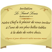 Carte de voeux : Invitation au restaurant