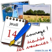 Carte de voeux : Bient&ocirc;t les vacances !