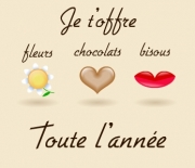 Carte de voeux : Pour la Saint Valentin