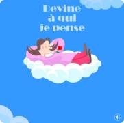 Carte de voeux : Devine à qui je pense
