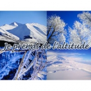 Carte de voeux : Je prends de l'altitude