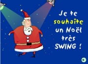 Carte de voeux : Noël swing