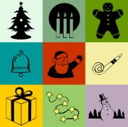 Carte de voeux : Patchwork