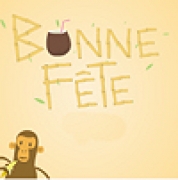 Carte de voeux : Bonne Fête des animaux de la jungle