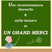 Carte de voeux : Un grand merci, CQFD
