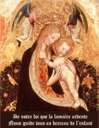 Carte de voeux : J&eacute;sus et Marie