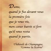 Carte de voeux :  &quot;Comme une licorne&quot; T. de Champagne