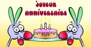 Carte de voeux : Joyeux anniversaire
