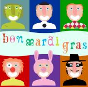 Carte de voeux : Bon mardi gras !