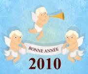 Carte de voeux : Anges de la nouvelle année