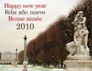 Carte de voeux : Paris sous la neige