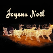 Carte de voeux : No&euml;l f&ecirc;te de lumi&egrave;re