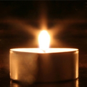 Carte de voeux : Noël bougies