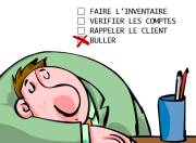 Carte de voeux : Ne pas déranger...