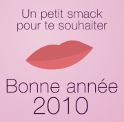 Carte de voeux : Première bise de l'année