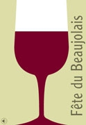 Carte de voeux : Beaujolais Nouveau