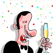 Carte de voeux : Bonne année... Avec modération !