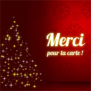 Carte de voeux : Merci illumin&eacute;