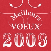 Carte de voeux : Meilleurs voeux 2009