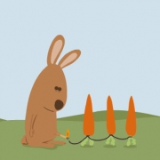 Carte de voeux : Bonne ann&eacute;e du lapin
