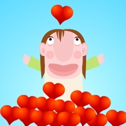 Carte de voeux : Tous mes vux de bonheur