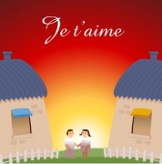 Carte de voeux : Valentin, Valentine