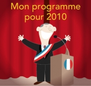 Carte de voeux : Mon programme pour 2010