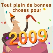 Carte de voeux : Plein de bonnes choses