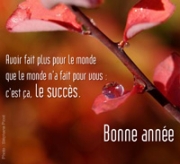 Carte de voeux : Avoir fait plus que le monde