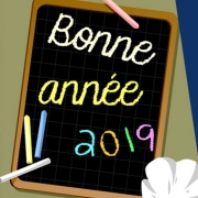 Carte de voeux : Comme à l'école