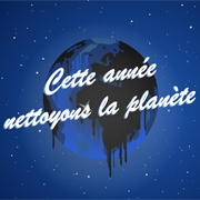 Carte de voeux : Nettoyons la planète
