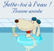 Carte de voeux : Jette-toi à l'eau