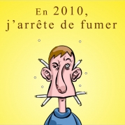 Carte de voeux : J'arrête de fumer