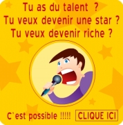 Carte de voeux : Deviens une star