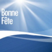Carte de voeux : Bonne Fête : bonnes vibrations