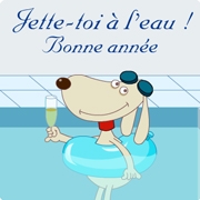 Carte de voeux : Jette-toi à l'eau