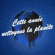 Carte de voeux : Nettoyons la planète