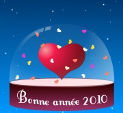 Carte de voeux : Bonne année mon cur