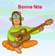 Carte de voeux : Bonne Fête hippie