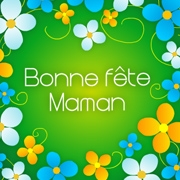 Carte de voeux : Bonne f&ecirc;te en fleurs