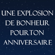 Carte de voeux : Anniversaire explosif