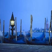 Carte de voeux : Venise sous la neige