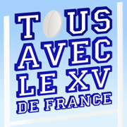 Carte de voeux : Tous avec le XV de France