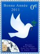 Carte de voeux : Message de paix