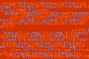 Carte de voeux : Typographie