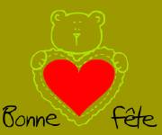 Carte de voeux : Nounours
