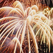 Carte de voeux : Feux d'artifice