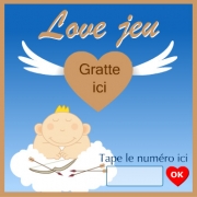 Carte de voeux : Love jeu