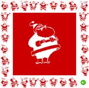 Carte de voeux : De la part du père Noël