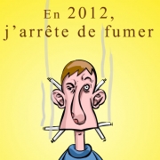 Carte de voeux : J'arr&ecirc;te de fumer